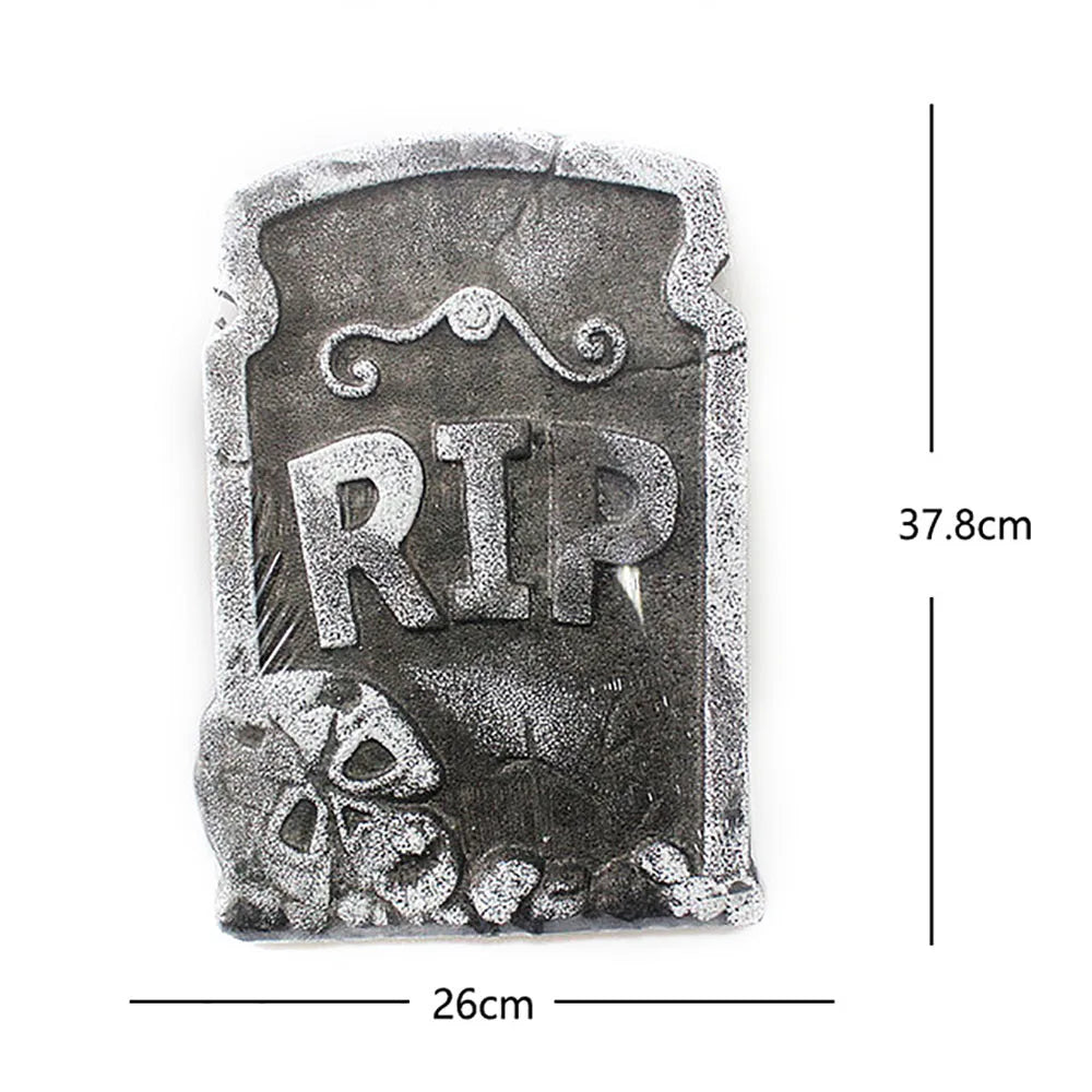 Halloween Tombstone Decoration,Horror Foam Tombstone,Halloween Yard Signs,Haunted House Outdoor Graveyard Prank Props