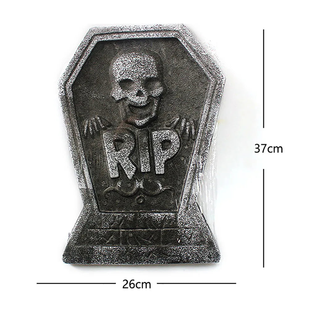 Halloween Tombstone Decoration,Horror Foam Tombstone,Halloween Yard Signs,Haunted House Outdoor Graveyard Prank Props
