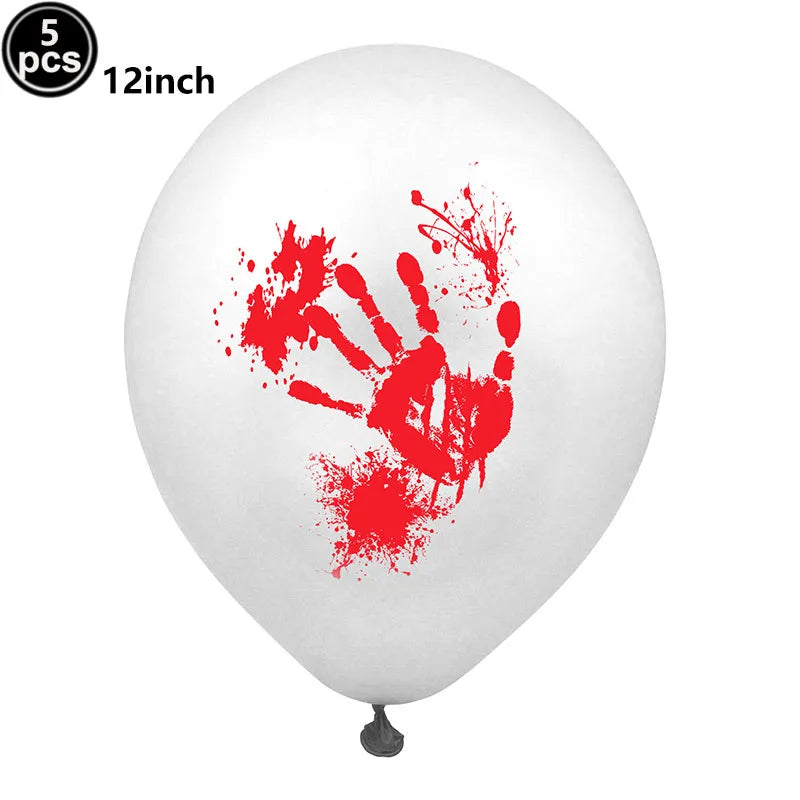 Halloween Balloons Halloween Theme Party Supplies 12 Inch Latex Balloons Pumpkin Spooky Witch Balloon Kids Birthday Party Decor