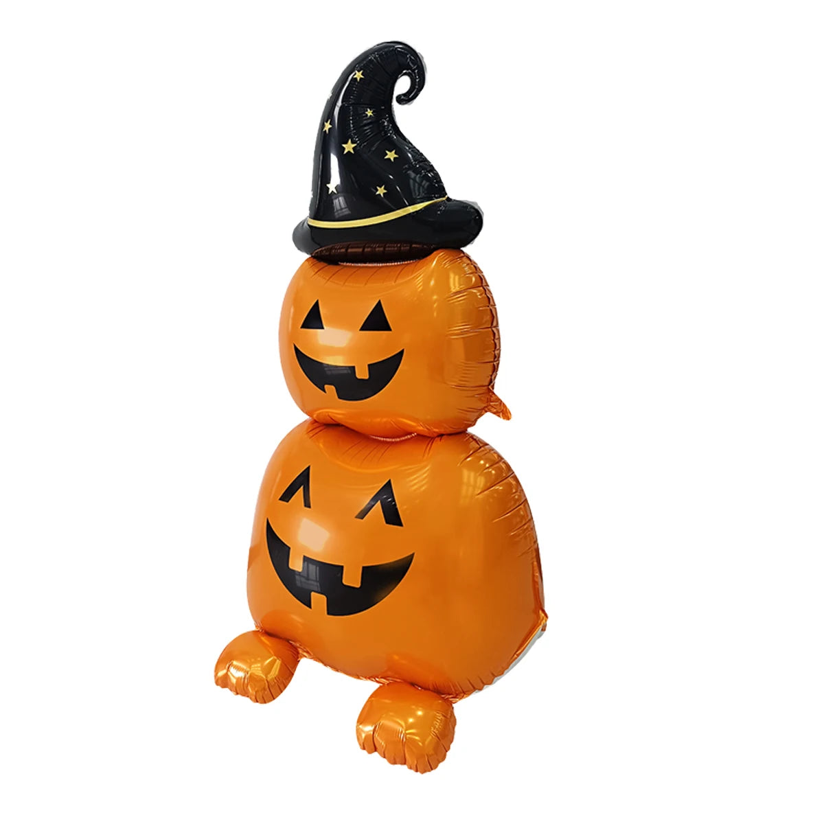 1Set Giant Stand Pedestal Halloween Foil Balloons Pumpkin Ghost Witch Balloon Ghost Tree Halloween Party Decorations