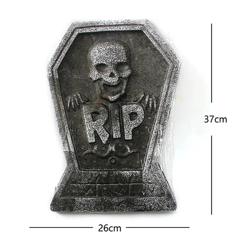 Halloween Tombstone Decoration,Horror Foam Tombstone,Halloween Yard Signs,Haunted House Outdoor Graveyard Prank Props
