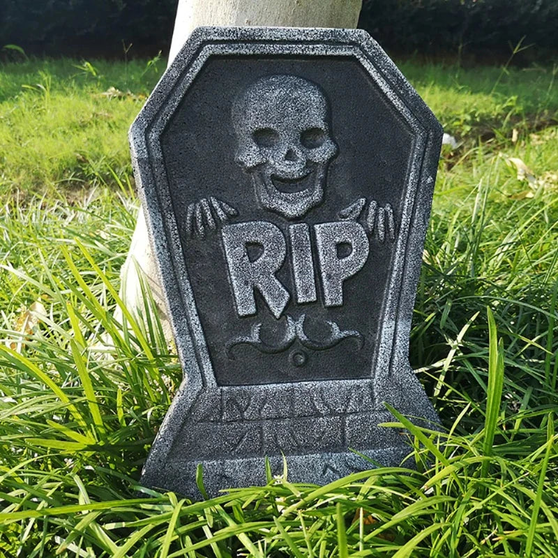 Halloween Tombstone Decoration,Horror Foam Tombstone,Halloween Yard Signs,Haunted House Outdoor Graveyard Prank Props