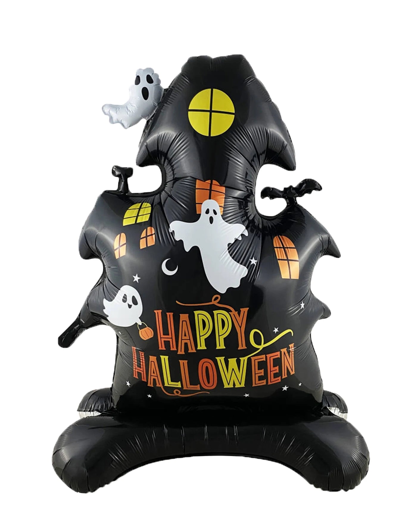 1Set Giant Stand Pedestal Halloween Foil Balloons Pumpkin Ghost Witch Balloon Ghost Tree Halloween Party Decorations