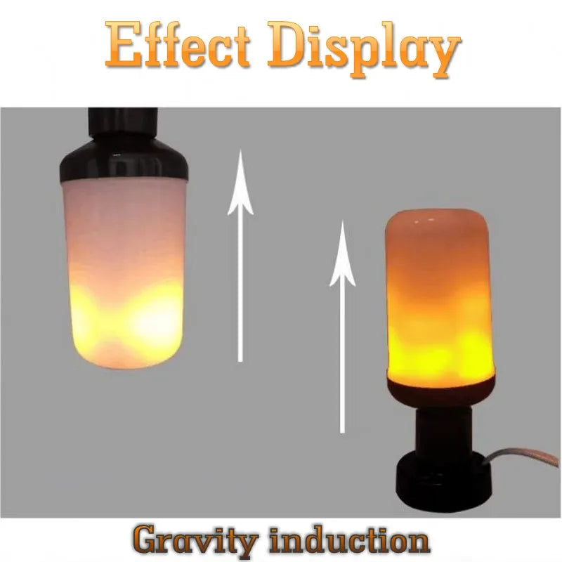 B22 E27 LED Flame Light Bulbs 4 Modes Party LED Flame Effect Light Simulation Fire Lights Bulb KTV Festival Garden Decor Light