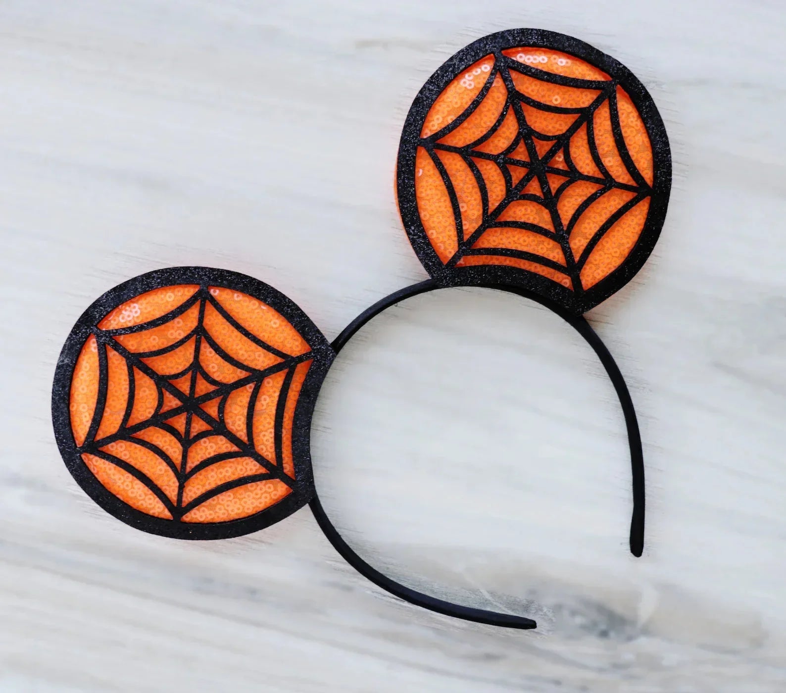 Disney Witch Bat Skeleton Ear Headband for Adults Kids Cosplay Halloween Hairband Women Girls Ghost Bows Party Hair Accessories