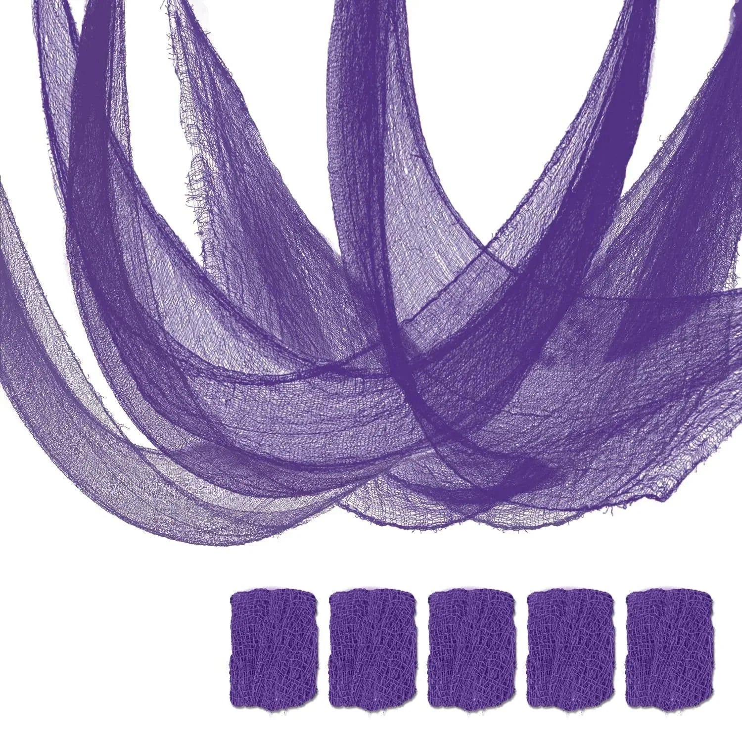 183X76Cm Halloween Gauze Decoration Super Size Creepy Cloth Halloween Decoration Portable Black White Roving Grid Party Supplies