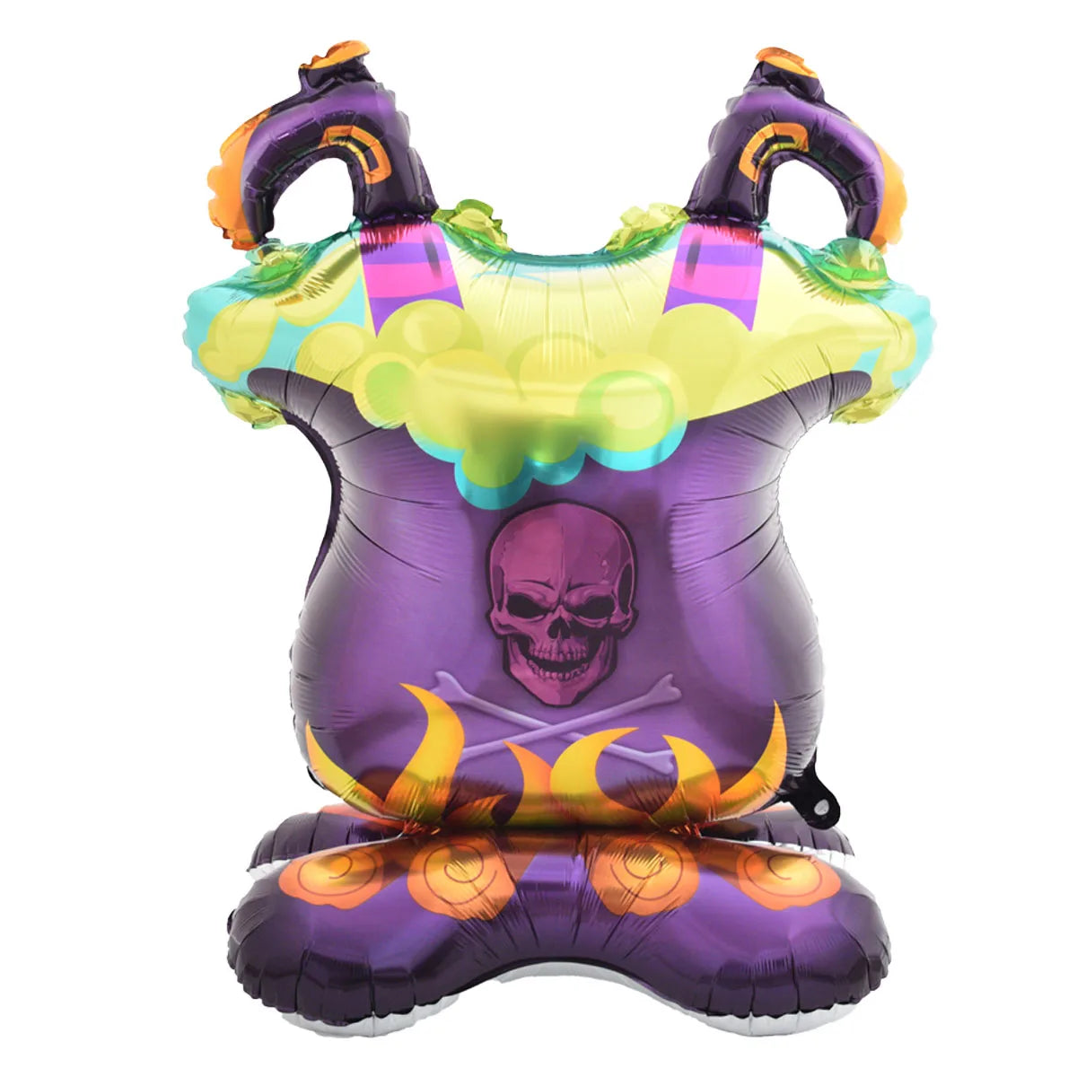 1Set Giant Stand Pedestal Halloween Foil Balloons Pumpkin Ghost Witch Balloon Ghost Tree Halloween Party Decorations