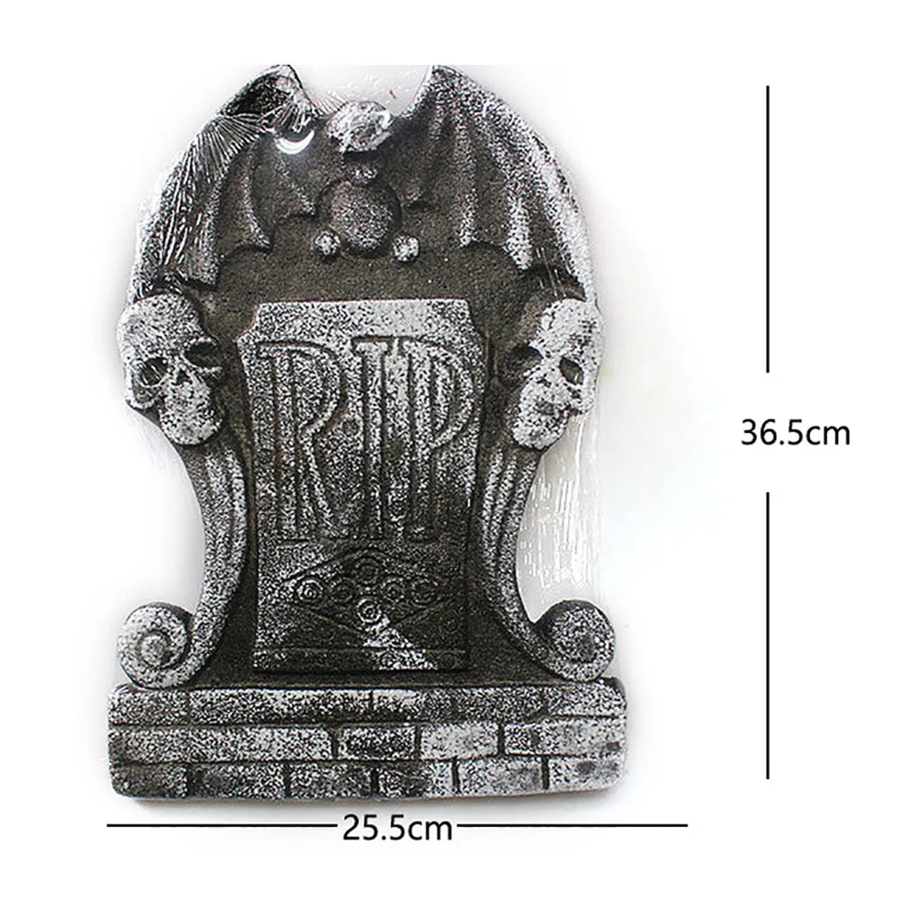 Halloween Tombstone Decoration,Horror Foam Tombstone,Halloween Yard Signs,Haunted House Outdoor Graveyard Prank Props