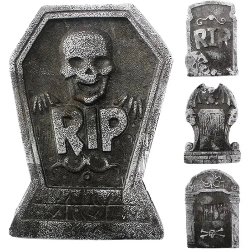 Halloween Tombstone Decoration,Horror Foam Tombstone,Halloween Yard Signs,Haunted House Outdoor Graveyard Prank Props