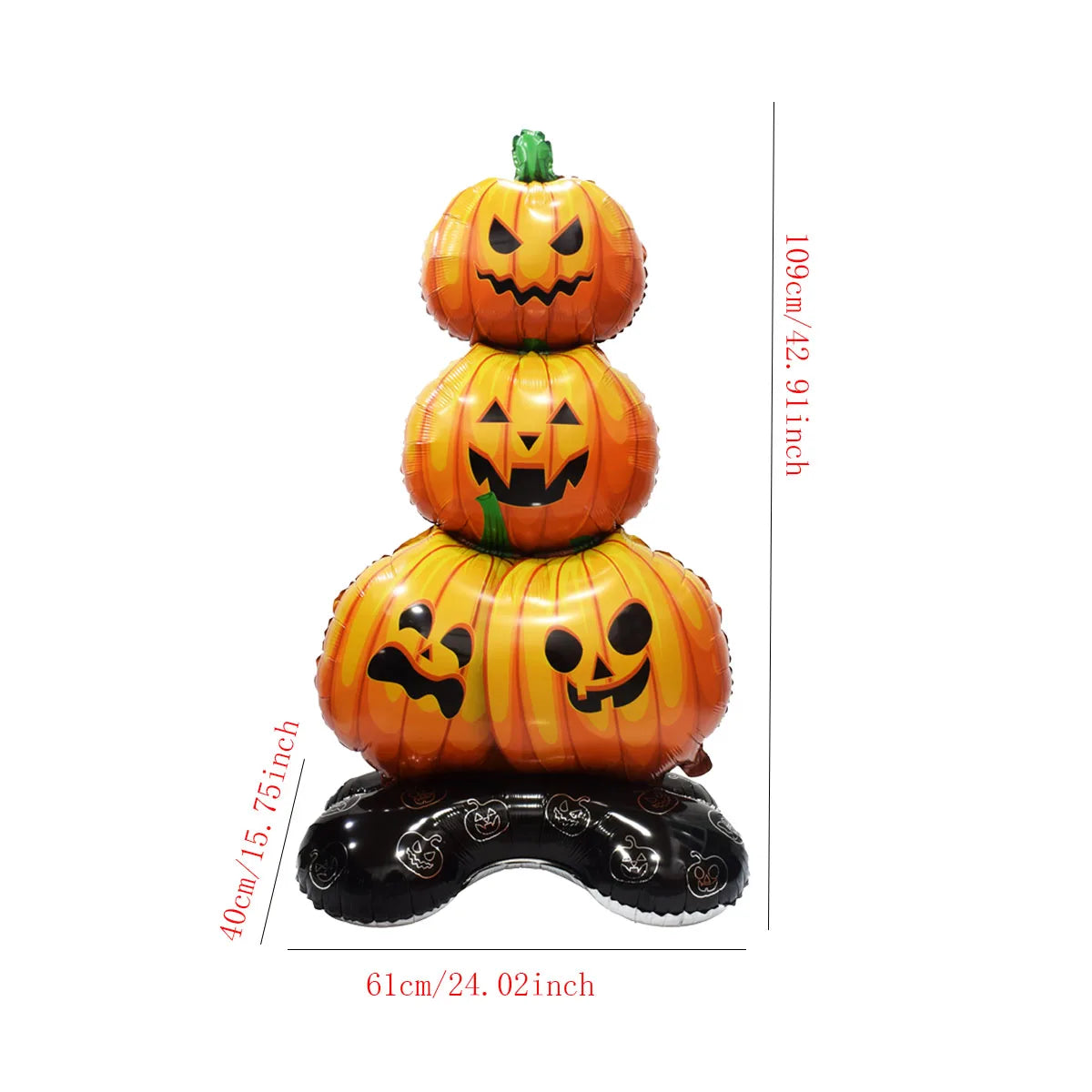 1Set Giant Stand Pedestal Halloween Foil Balloons Pumpkin Ghost Witch Balloon Ghost Tree Halloween Party Decorations