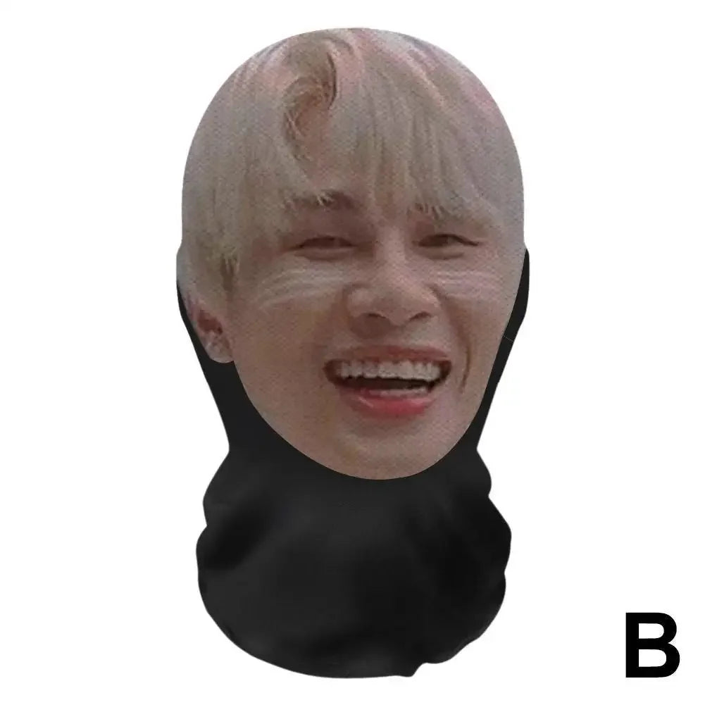 2025 NEW Interesting 3D Printed Funny Full Face Mask Celebrity Realistic Face Mask Party Cosplay Props Halloween