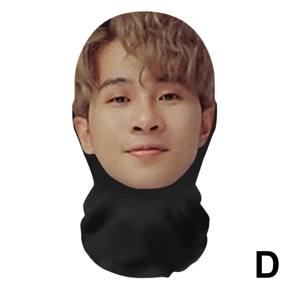 2025 NEW Interesting 3D Printed Funny Full Face Mask Celebrity Realistic Face Mask Party Cosplay Props Halloween