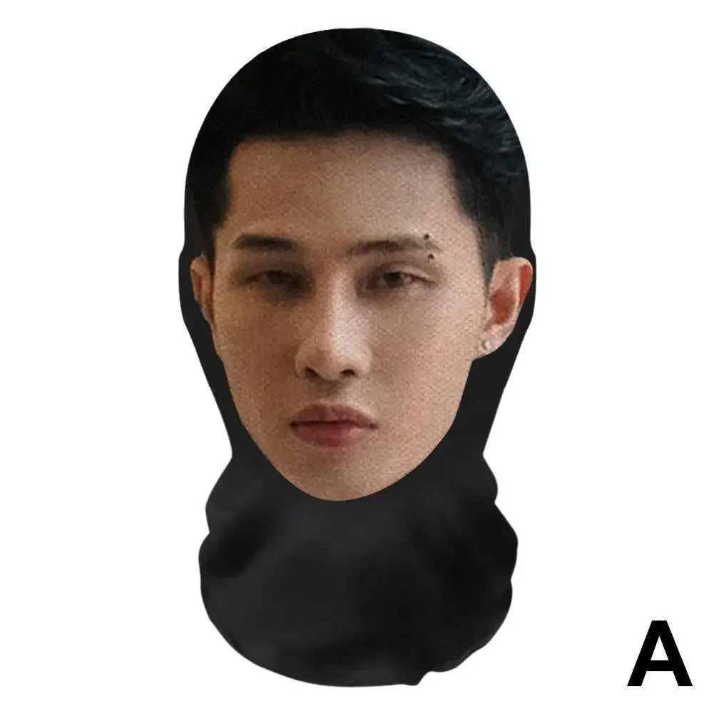 2025 NEW Interesting 3D Printed Funny Full Face Mask Celebrity Realistic Face Mask Party Cosplay Props Halloween