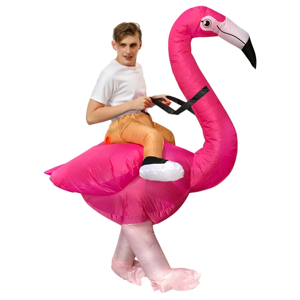 Adult Rooster Unicorn Flamingo Inflatable Costume Animal Anime Dress Suit Purim Halloween Christmas Party Cosplay Costumes