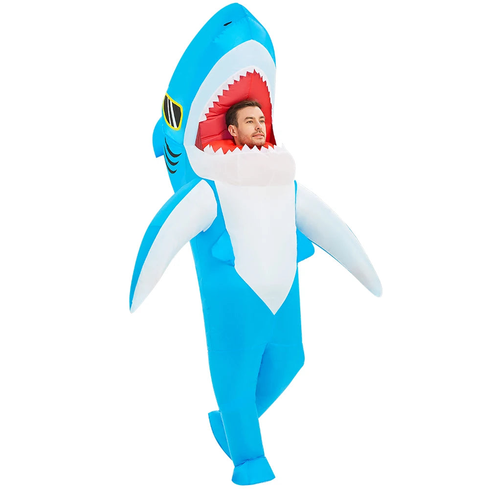 Adult Rooster Unicorn Flamingo Inflatable Costume Animal Anime Dress Suit Purim Halloween Christmas Party Cosplay Costumes