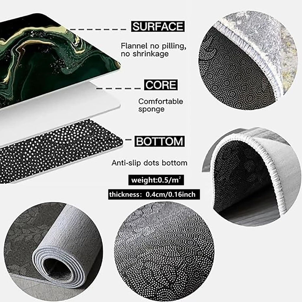 Halloween Shaped Decorative Rug Black Spider Web Ghost Gothic Bathroom Entryway Footrest Washable Dirty Resistant Carpet