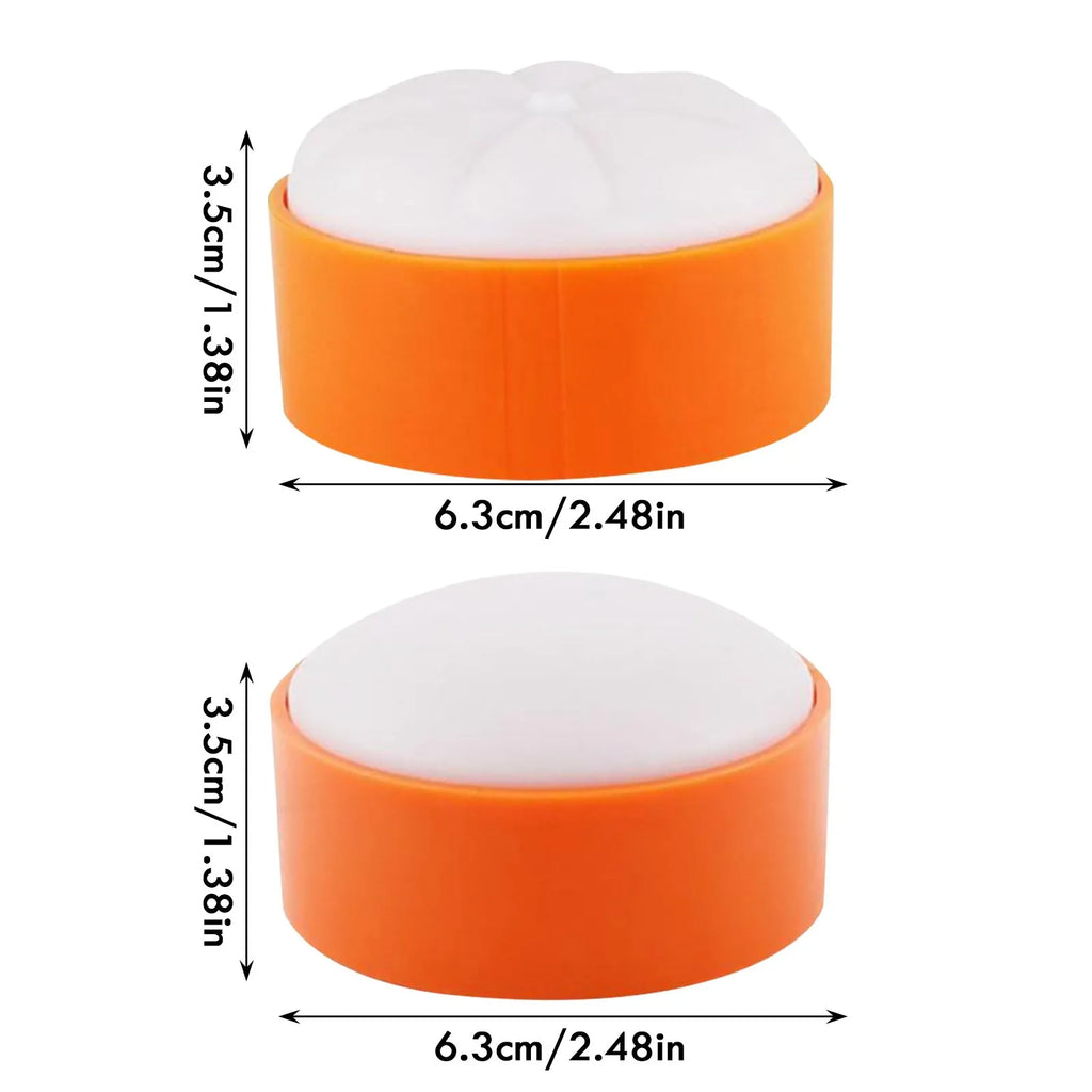 2 - Remote-Controlled LED Jack-O-Lantern Lights - Battery-Powered Pumpkin Decor with Timer for Indoor/Outdoor Halloween Ambiance